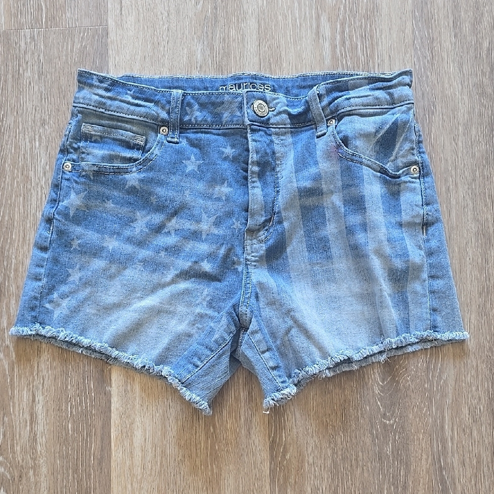 Maurices American Flag Shorts - Size 10